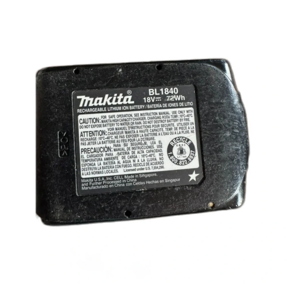Genuine Makita BL1840 18V 4.0Ah LXT Battery - For Parts / Not Working